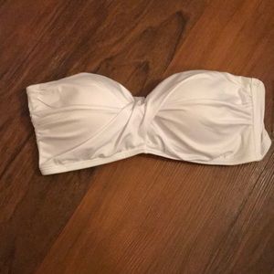 White swim suit top